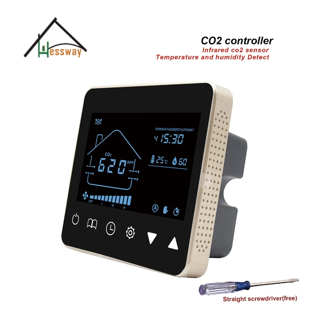 HESSWAY NDIR cdoas CO2 газовый регулятор для 3 режима скорости воздушного системы