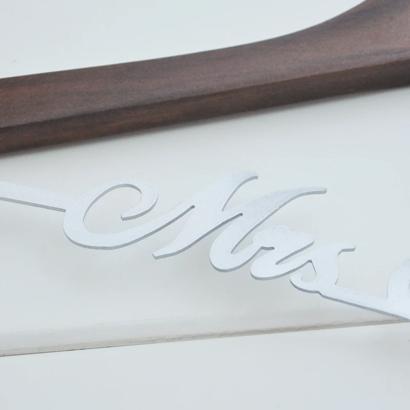 Свадебная Вешалка на заказ вешалка для имени с одной линией индивидуальная