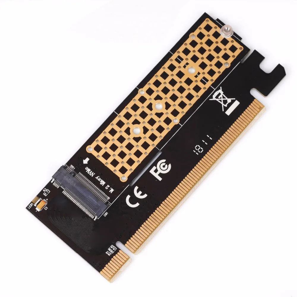 Pro M.2 NVMe SSD NGFF к PCIE 3 0 X16 X4 адаптер M ключ интерфейсная карта полная скорость для Windows