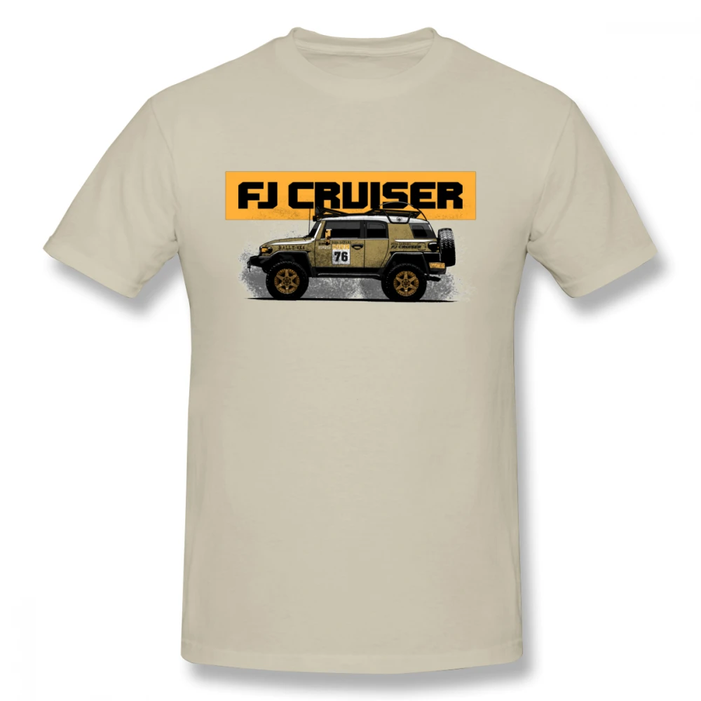 Хаки Новое поступление FJ Cruiser Футболка мужская Новинка Land Cruiser Car Homme футболка Toyota OFF Road Camiseta - Цвет: Хаки