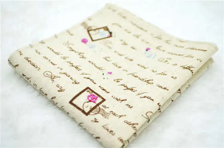 Hankerchief шарфы Винтажные льняные носовые платки мужские полосы Звезда карта дизайн