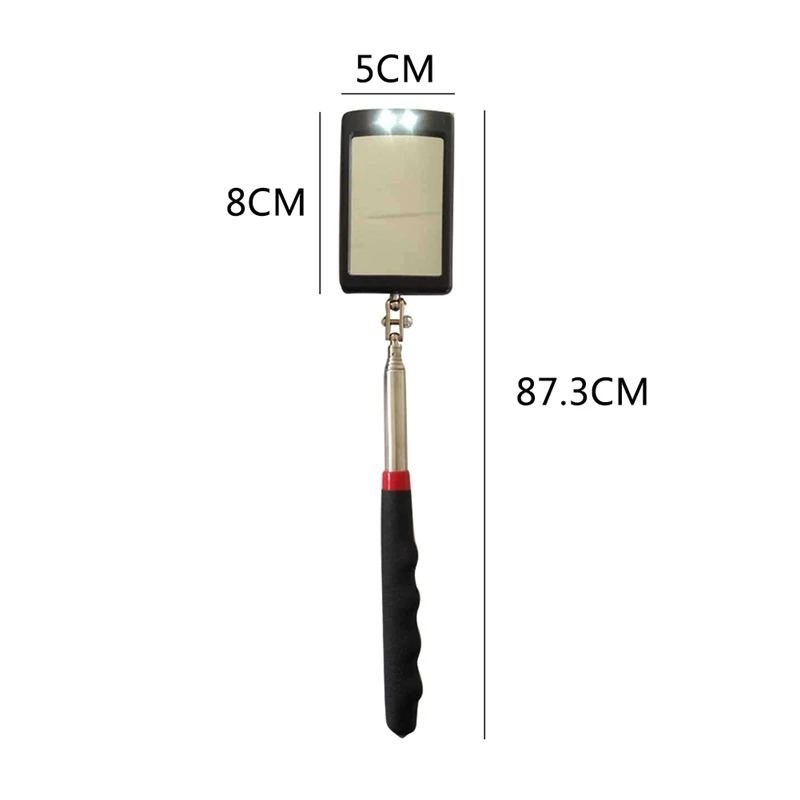 

LED Work Lamp Flashlight Vehicle Bottom LED Telescopic Inspection Mirror Amplification Detection Mirror With A Light