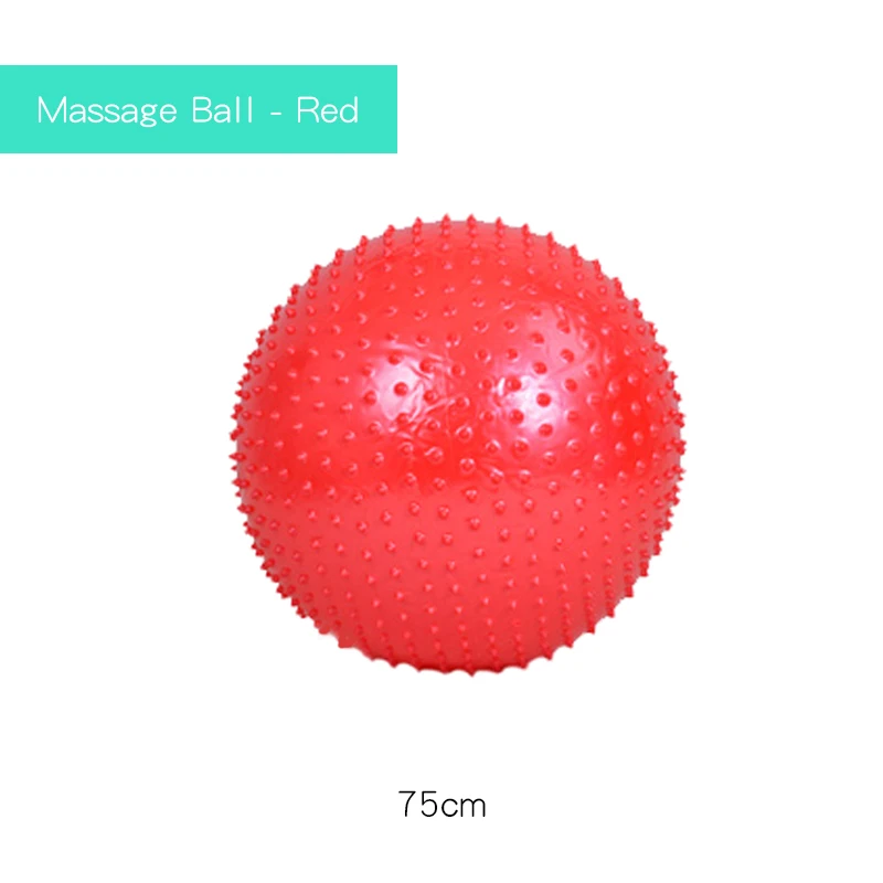 09Massage75cm red Ruizhi 65 см/75 см/85 см диаметр детский Массажный мяч раннее образование фитнес-мяч Сенсорное тренировочное оборудование детские игрушки RZ1063 - Цвет: 09Massage75cm red