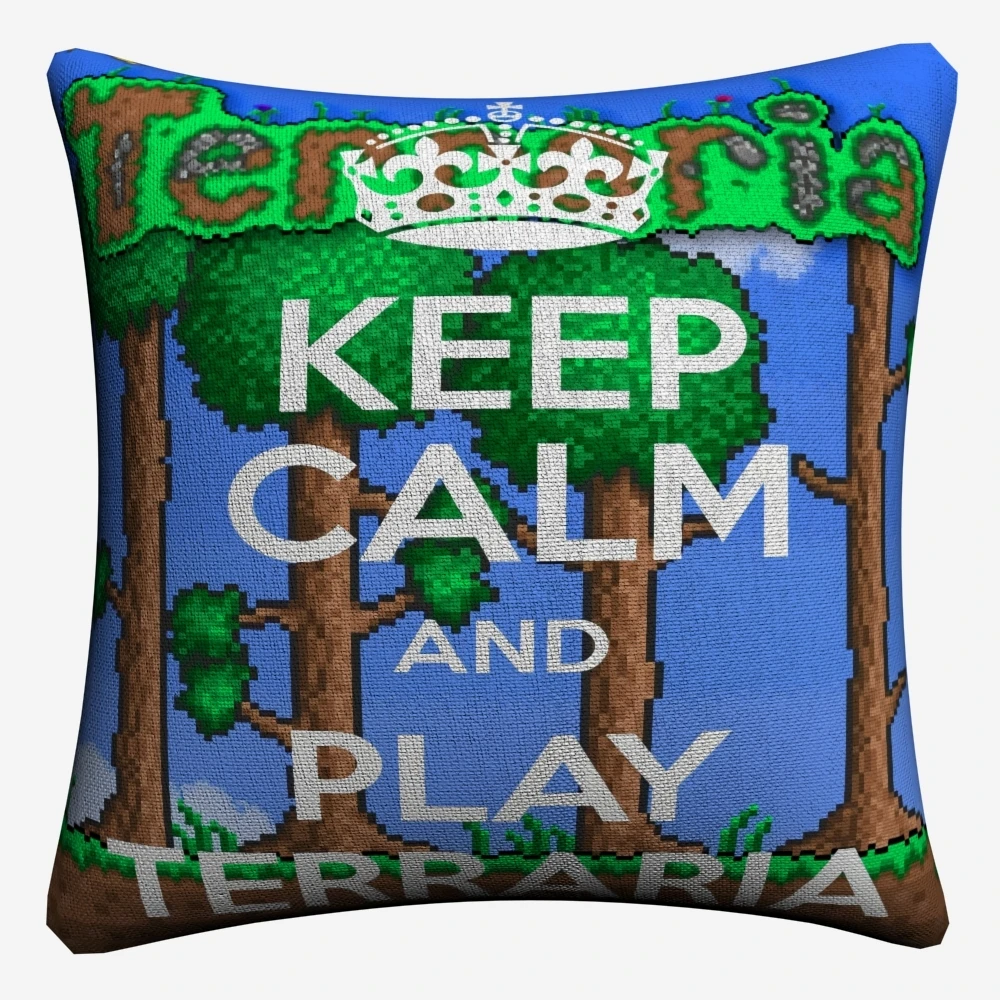 Terraria World видео игры искусства декоративное хлопковое белье Наволочка на подушку
