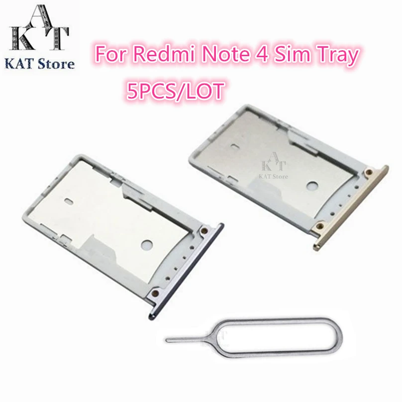

Лоток для Sim-карты для Redmi Note 4, 5 шт.
