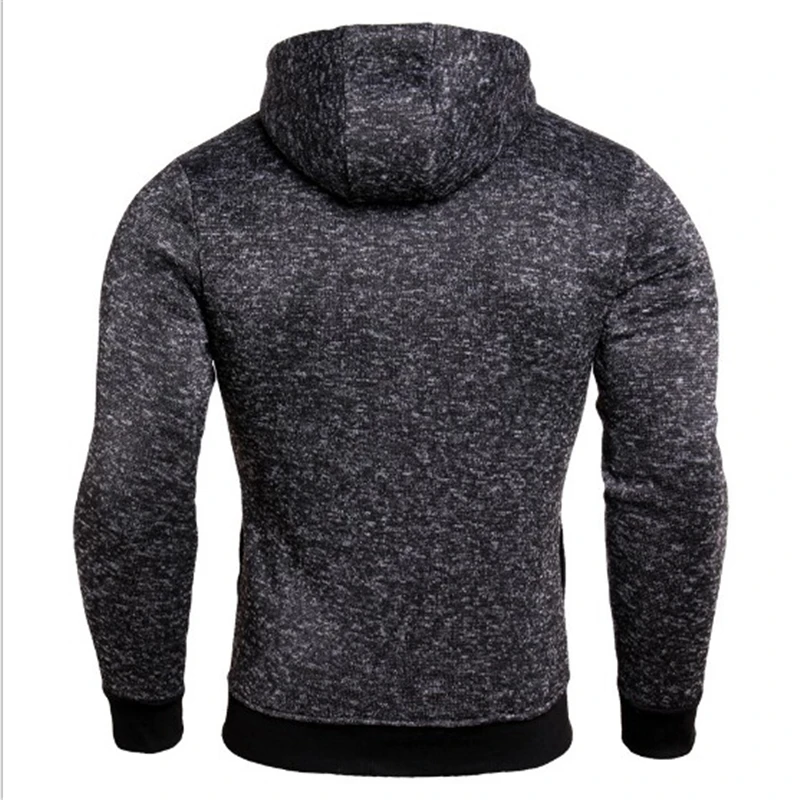 Мужская куртка для бега спортивная одежда фитнеса с длинными рукавами капюшоном