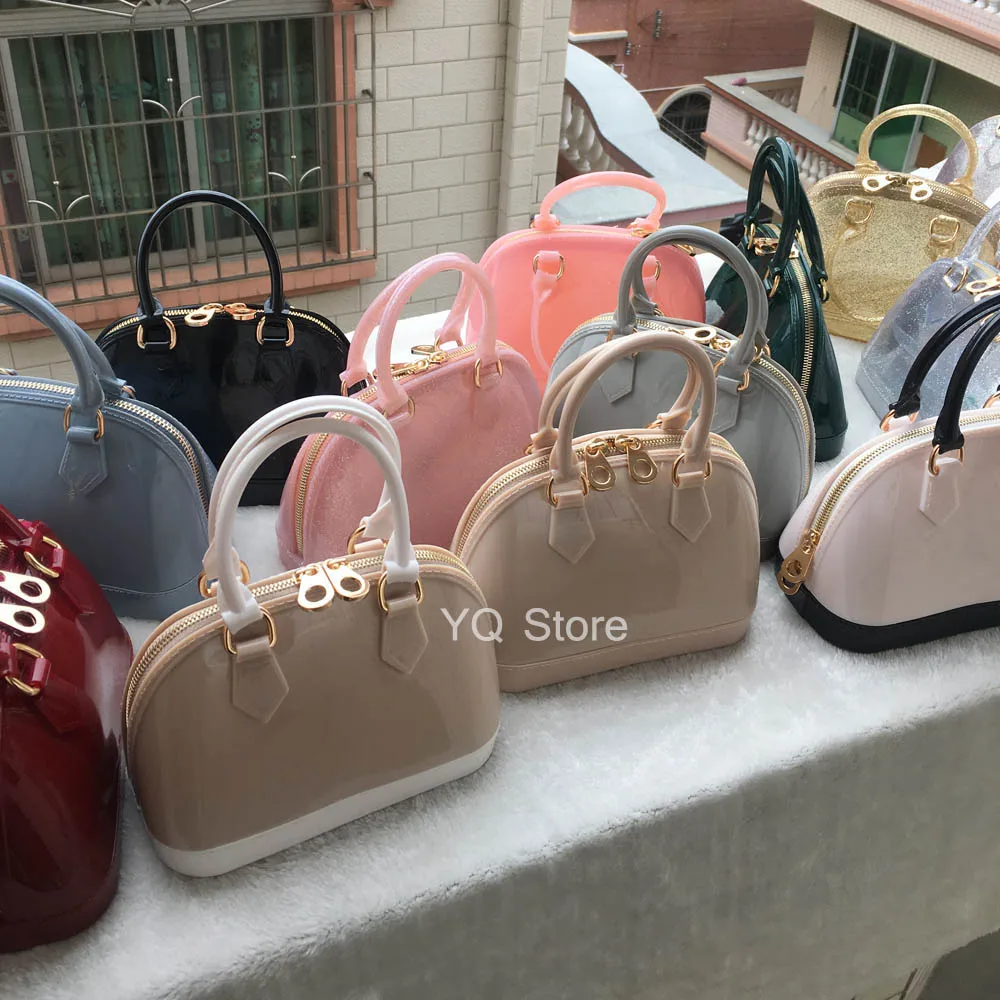 Jellyooy 18 5 см маленькая сумка из ПВХ для девочек карамельные цвета прозрачная на