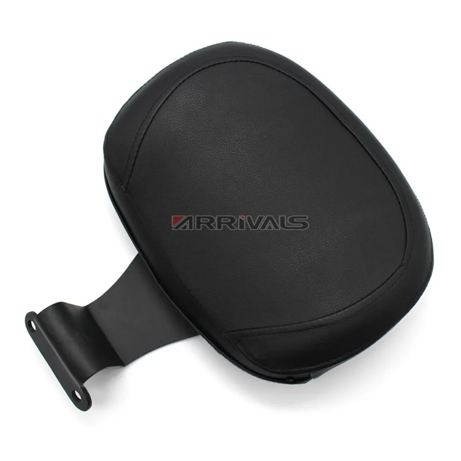 Новинка мотоциклетное Черное Кожаное переднее сиденье для водителя спинка