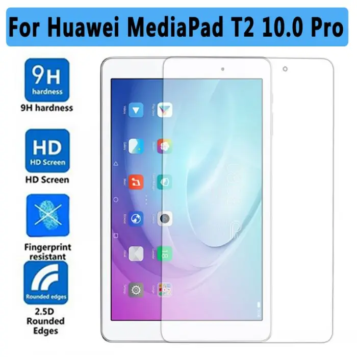 Премиум качества закаленное Стекло для huawei Mediapad T2 10,0 Pro Tablet Экран протектор для huawei Mediapad T2 7,0 8,0 Pro фильм - Цвет: For T2 10 Pro