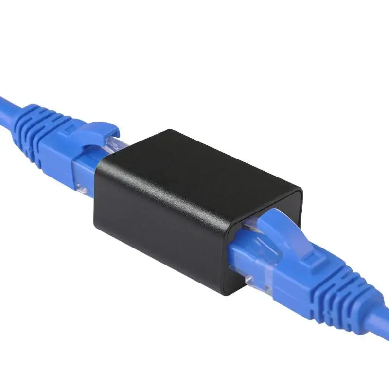 Алюминиевый Cat6 RJ45 8P8C муфта для женщин сетевой Встроенный адаптер|Коннекторы и