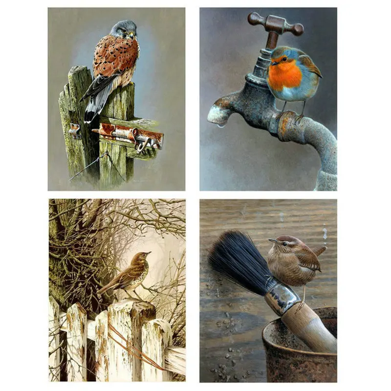 ArtBack, хит, 4 стиля, воробей, сделай сам, 5d, алмазная живопись, птица, животное, полная квадратная дрель, 3d Стразы, алмазная вышивка, произведение искусства