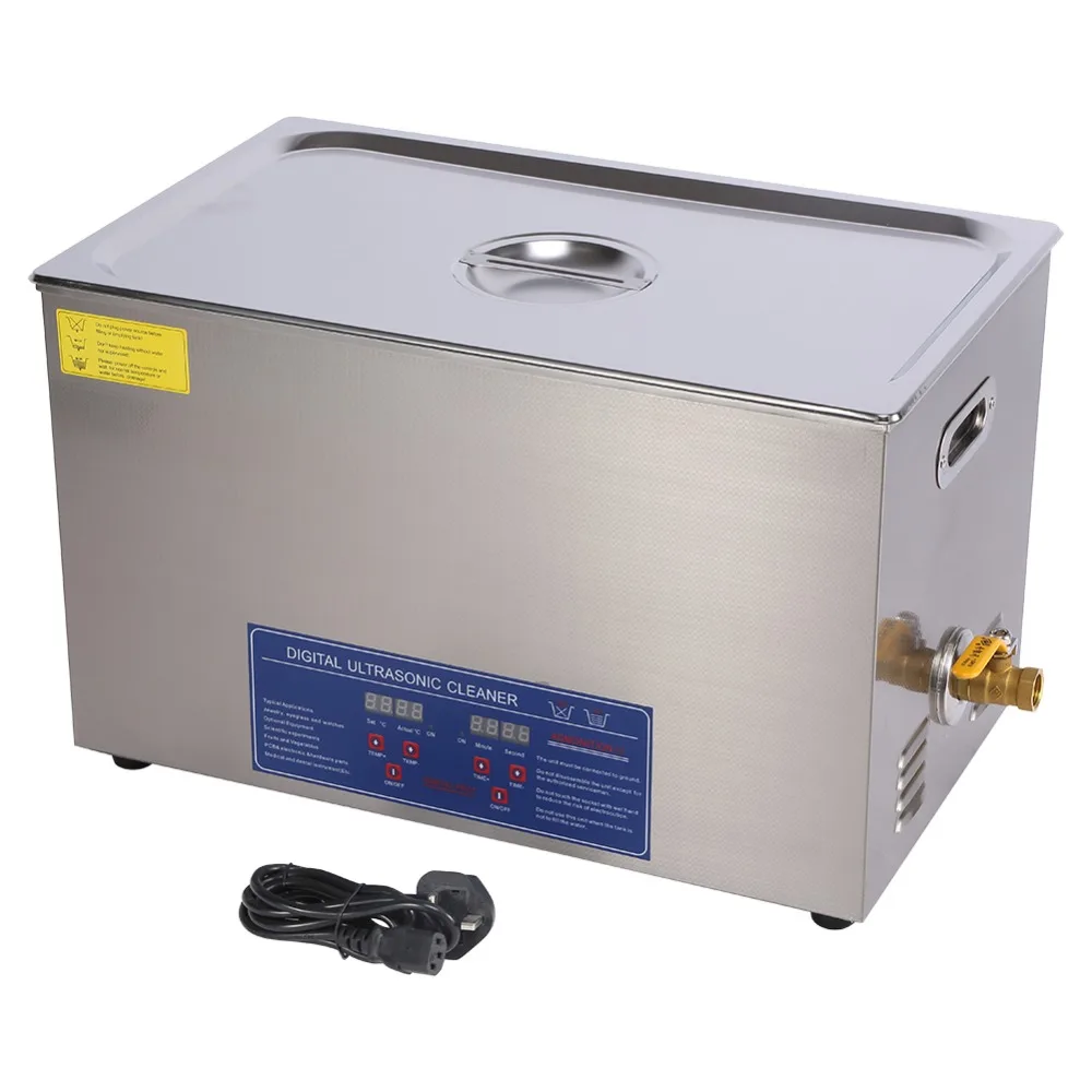 15L/ 22L/ 30L нержавеющая сталь Промышленный Ультразвуковой очиститель с подогревом