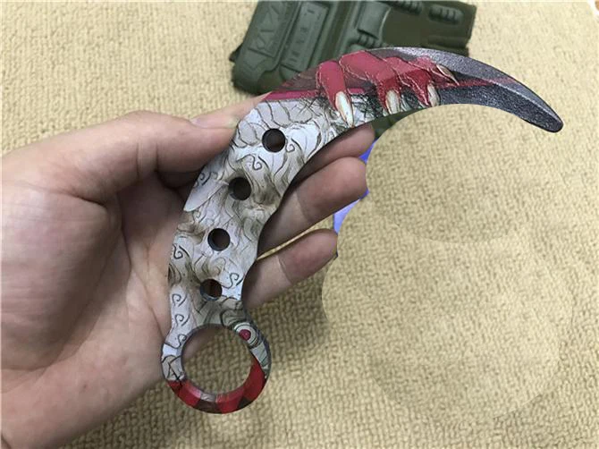 Не острый тренировочный нож karambit тактический для повседневного использования