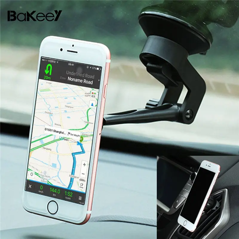 Bakeey 2 in 1 for Phone universal Magnetic car Holder Air Vent Holdes stands Suction Bracket Hand for-iPhone Samsung /xiaomi | Мобильные
