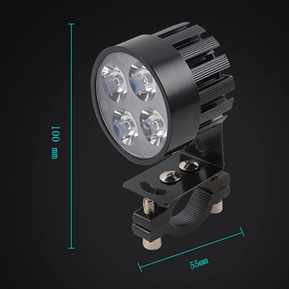 20 Вт мотоциклетная противотуманная фара для вождения IP67 водонепроницаемая 4x4