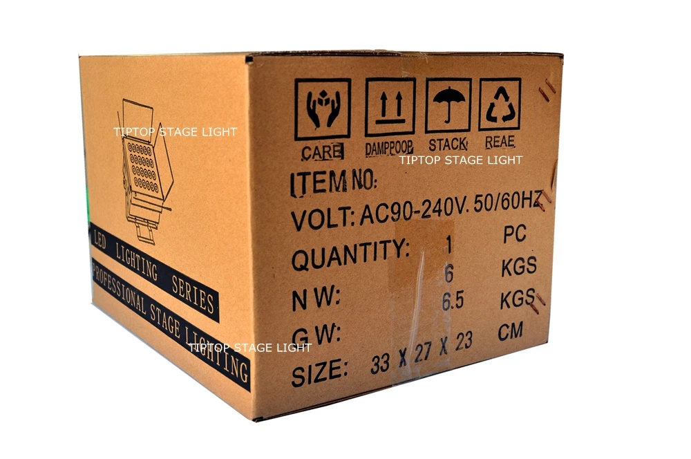 Gigertop TP-W7203 72х3вт RGBW строительный настенный светодиодный светильник для мытья