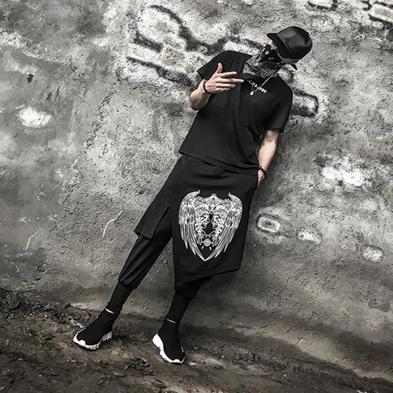 Новые мужские авангардные дизайнерские брюки-карандаш с рисунком Фараона из