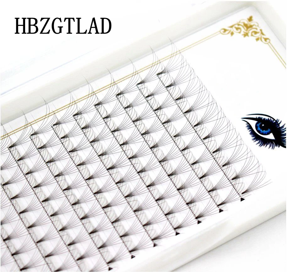 Ресницы HBZGTLAD C/D с изгибом 3 10D русские объемные ресницы норковые коротким стержнем