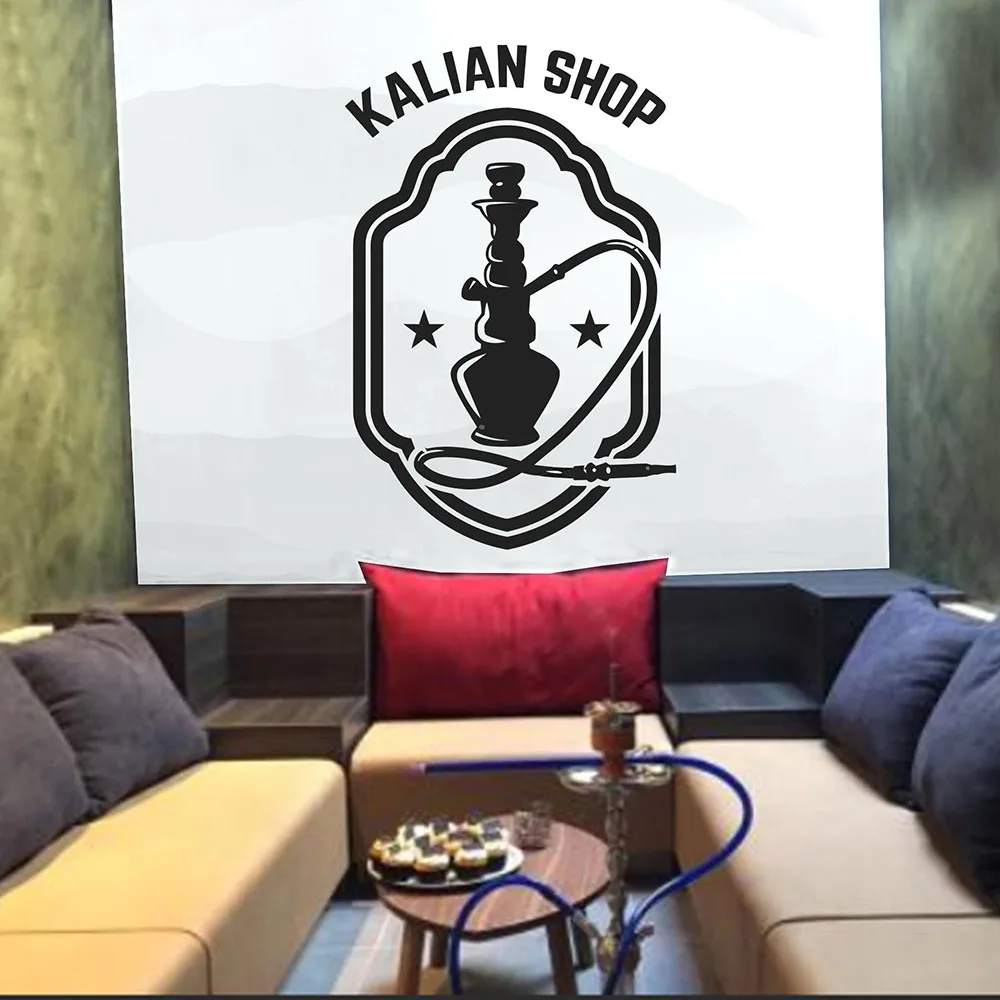 Кальян магазин настенные наклейки с цитатами художественные Smoker Bar Decoratian Stars