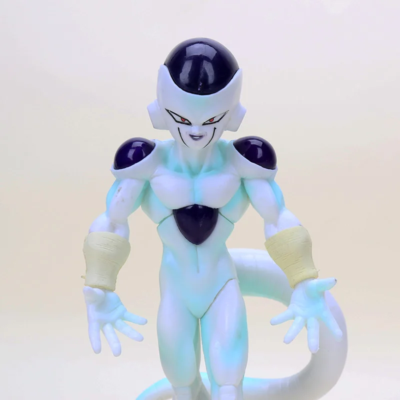 Dragon Ball Z Resurrection F Golden Frieza Freeza экшн-фигурка морозильная камера DXF игрушечная фигурка-модель DRAGON BALL Z фигурка детский подарок - Цвет: stand 19cm oppbag