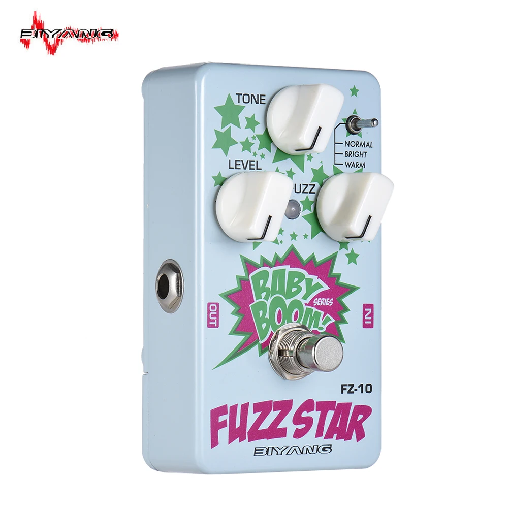 BIYANG FZ 10 BABY BOOM Series 3 режима педаль для гитарных эффектов полностью металлическая