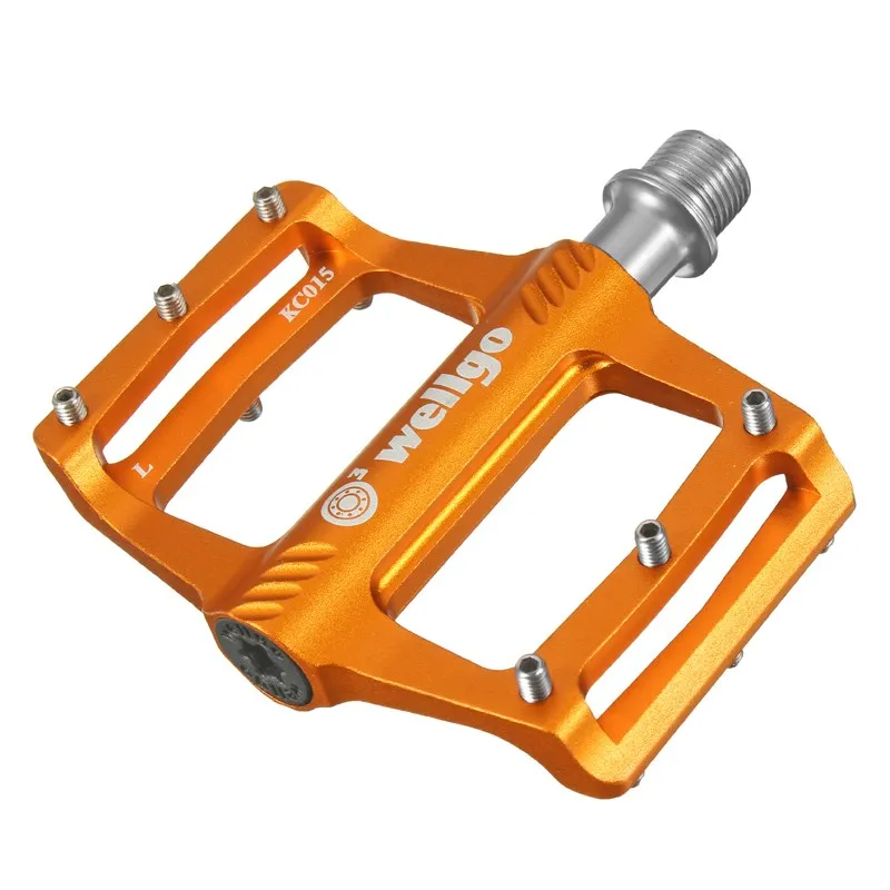 Оригинальные веллго KC015 алюминиевые ЧПУ MTB велосипедные Педали Спорт на открытом воздухе горный велосипед Сверхлегкий подшипник педаль детали велосипеда 3 вида цветов