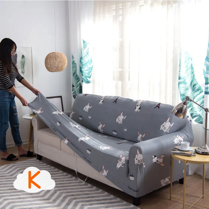 Slipcovers Sofa Tight Wrap All-inclusive Slip-resistant Sectional Elastic Full Cover/Towel Single/Two/Three/Four-Seater | Дом и сад