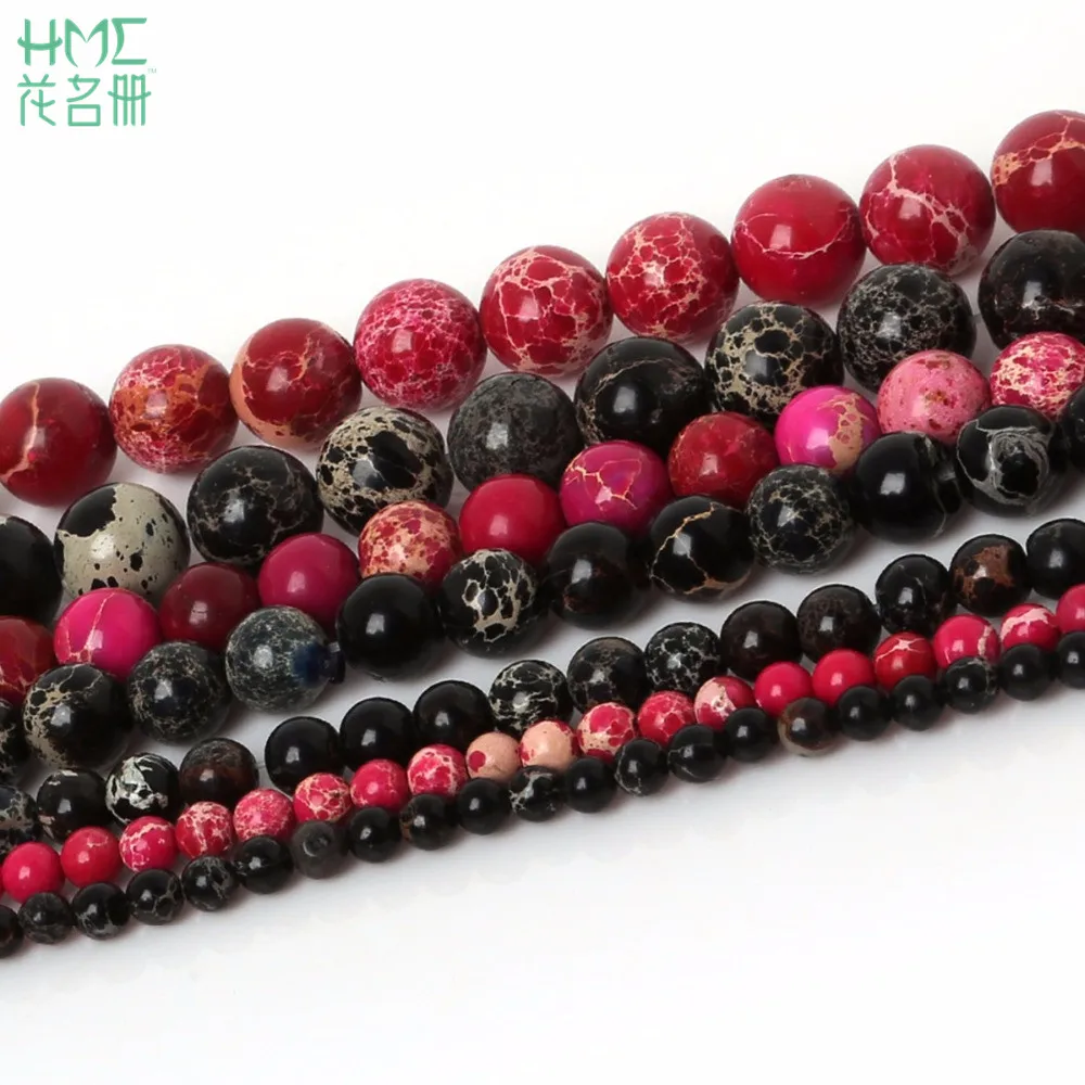 Бусины Из Натурального Гематита 4/6/8/10 мм|loose beads|hematite beadsstone beads |