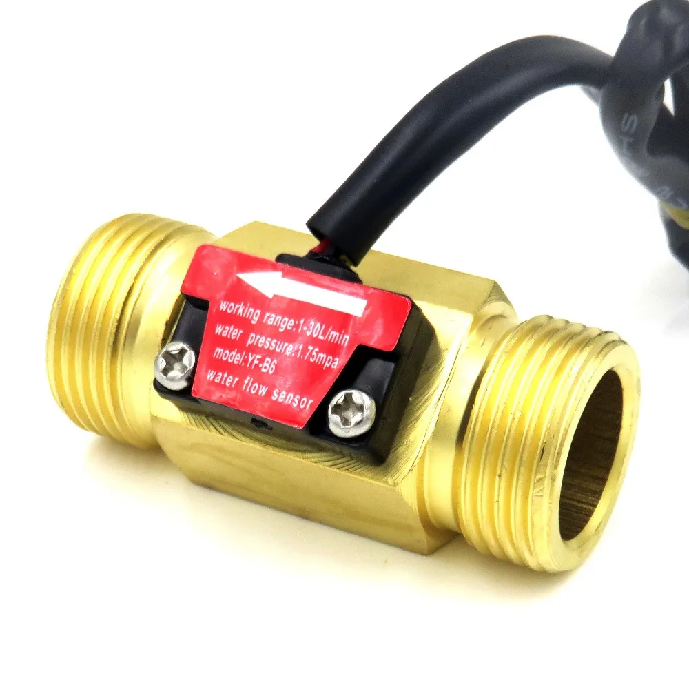 YF B6 BSP G3/4 &quotизмеритель потока турбины Холла для воды 1 30 л/мин измеритель расхода