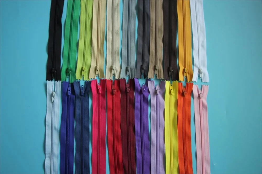 20 шт нейлоновые катушки молнии 3# портной канализации ремесло 9 дюймов Crafter's Sweing завернутые молнии