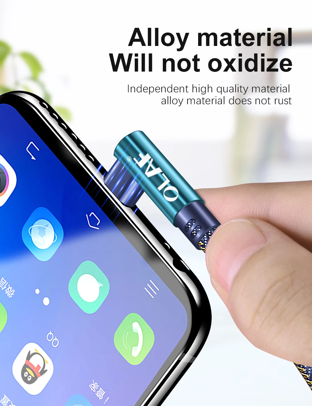 Кабель OLAF 1m 2m type C для быстрой зарядки на 90 градусов, кабель usb c type-c для передачи данных, кабель usb-c для samsung S8 S9 S10 type C, кабель usb