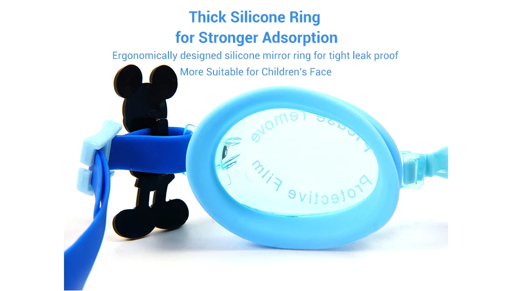 Disney D702031-A детские очки для плавания с героями мультфильмов детские плавательные очки HD анти-туман высокая эластичная растягиваемость