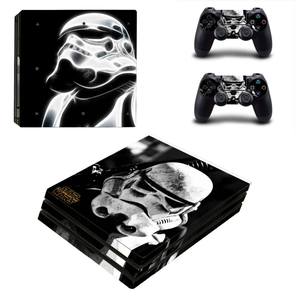 Звездные войны Дарт Вейдер PS4 про кожу Стикеры наклейка для Игровые приставки 4 консоли и 2 контроллера PS4 про кожу Стикеры винил аксессуар