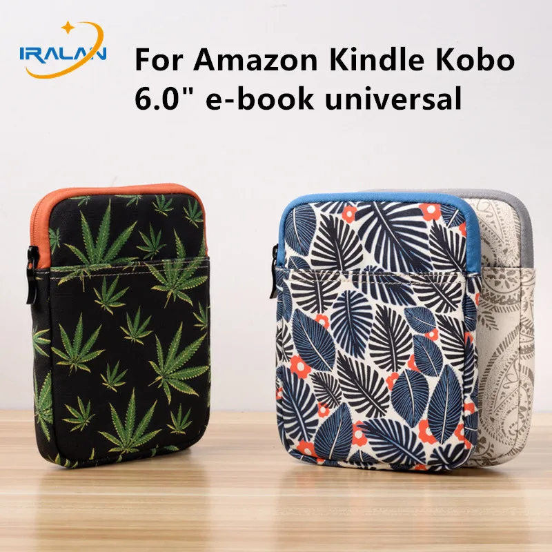 2018 новый мягкий чехол для Amazon Kindle Paperwhite 4 6 0 рукав сумка kobo Clara HD дюймов корпус e Reader