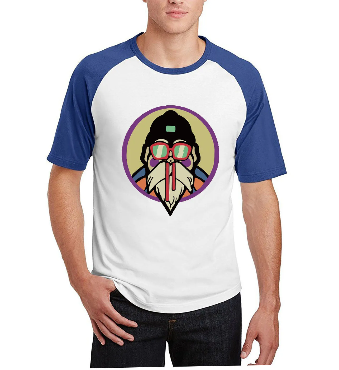 Harajuku коротким рукавом camisetas смешные новый Мастер Роши мужчины майка 2017 Человек