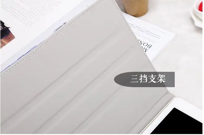 Хит продаж чехол для IPad air2 ipad6 Smart Cover искусственная кожа и материал ПК 9.7 планшет