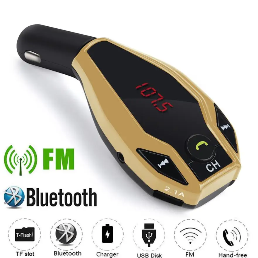 100% новый Беспроводной Bluetooth fm передатчик модулятор Автомобильный комплект MP3