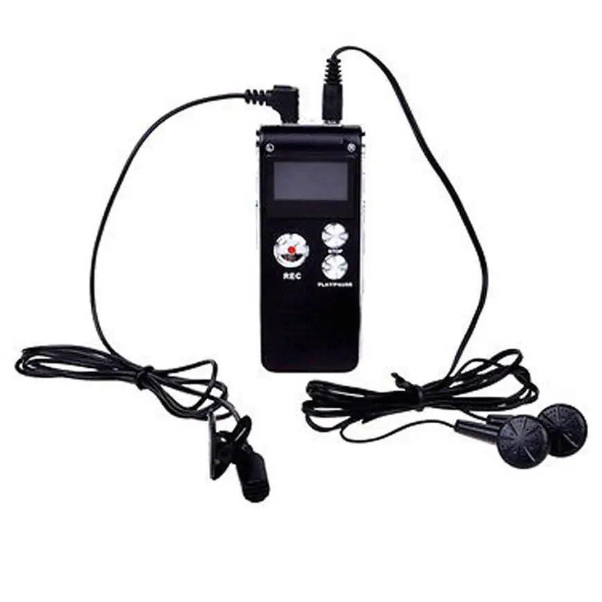 Цифровой аудио-диктофон HIPERDEAL 8 ГБ перезаряжаемый диктофон USB-накопитель MP3-плеер
