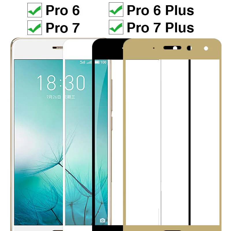 Защитное стекло для Meizu Pro 7 6 Plus закаленное защита экрана на Maisie Pro7 Pro6 7plus plus