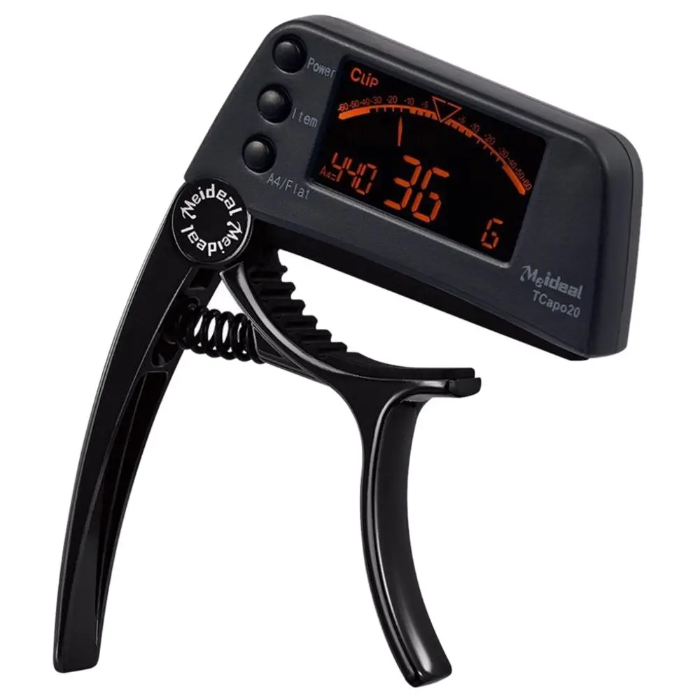 MePerfect Capo 20 Капо-тюнер из цинкового сплава для гитарных басов быстрая смена