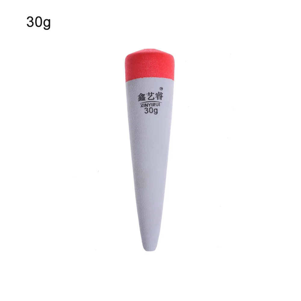 30g 1PCS 1/3 шт., 15 г, 20 г, 30 г, плавучесть EVA встроенный поплавок морской рыбалки Рыболовные Поплавки сома Щука живец поплавок аксессуары для рыбной ловли - Цвет: 30g 1PCS