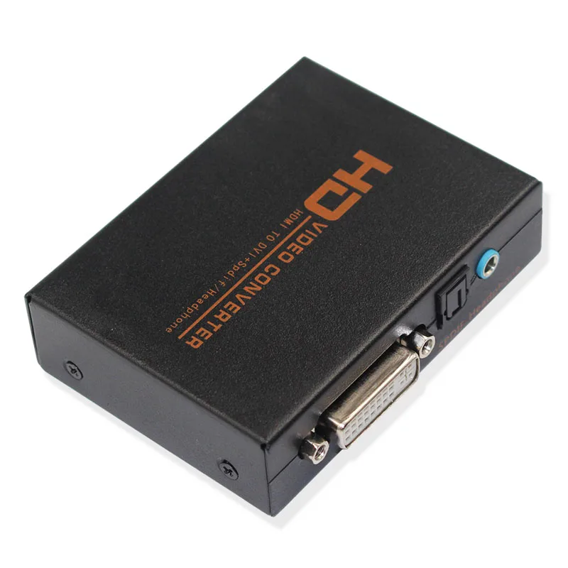 HDMI к DVI конвертер адаптер с оптическим выходом и 3,5 мм аудио разъем для HD ТВ проектор PS4 ТВ коробка