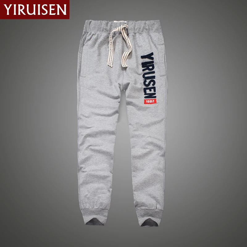 Оптовая продажа Брендовые мужские повседневные длинные брюки YiRuiSen из 100% хлопка