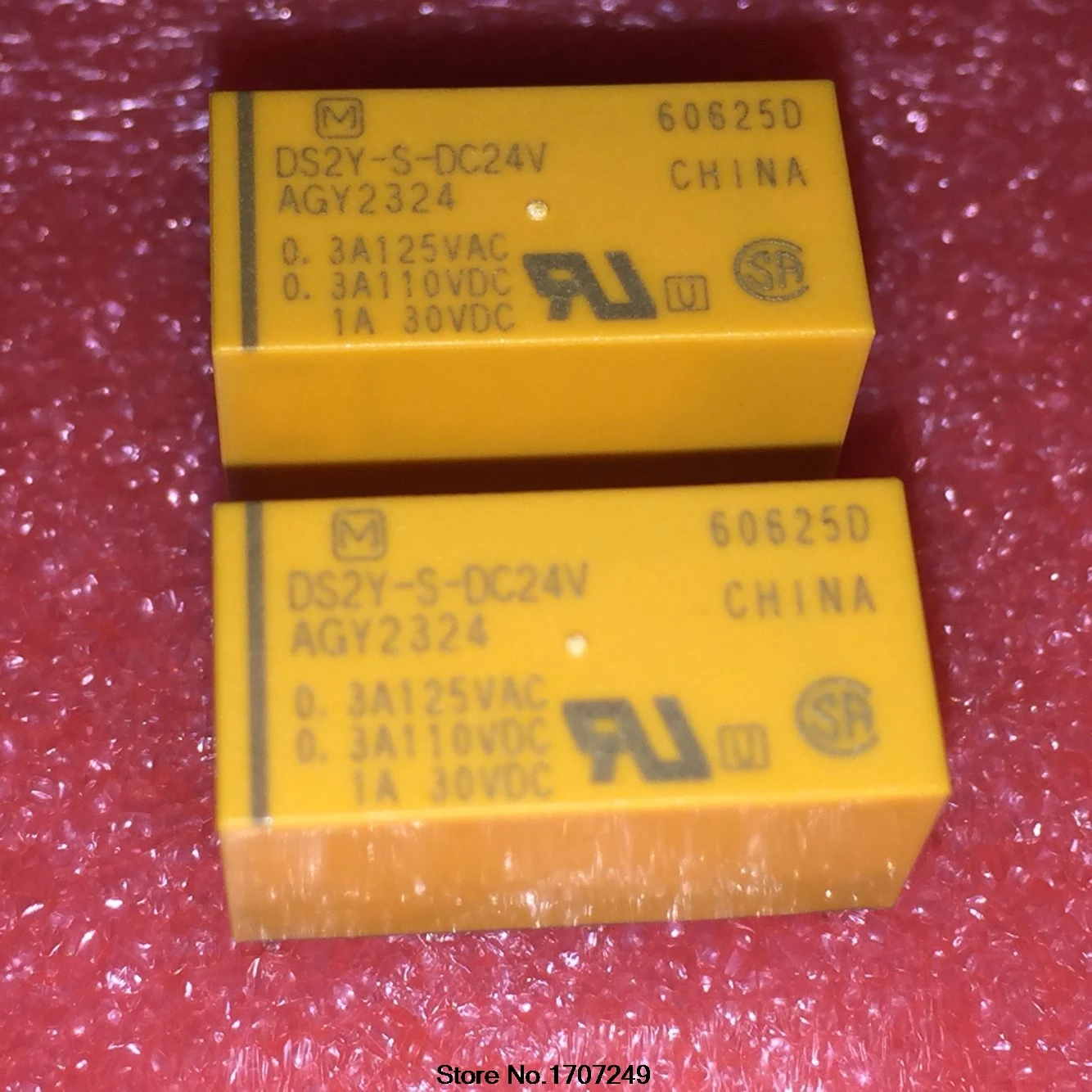 

Free Shipping 100% new original relay 10pcs/lot AGY2324 DS2Y-S-DC24V DS2Y-S-24V AGY2324