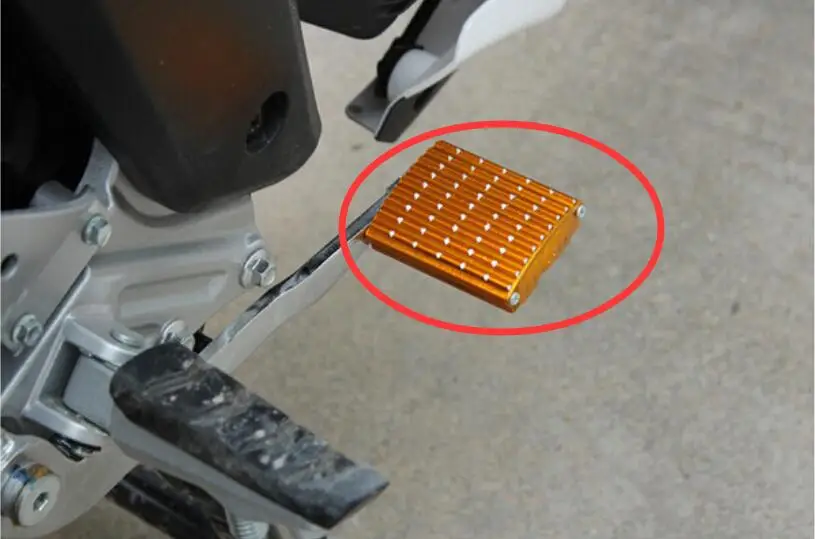 Алюминиевая накладка на тормозную педаль мотоцикла противоскользящая колодку