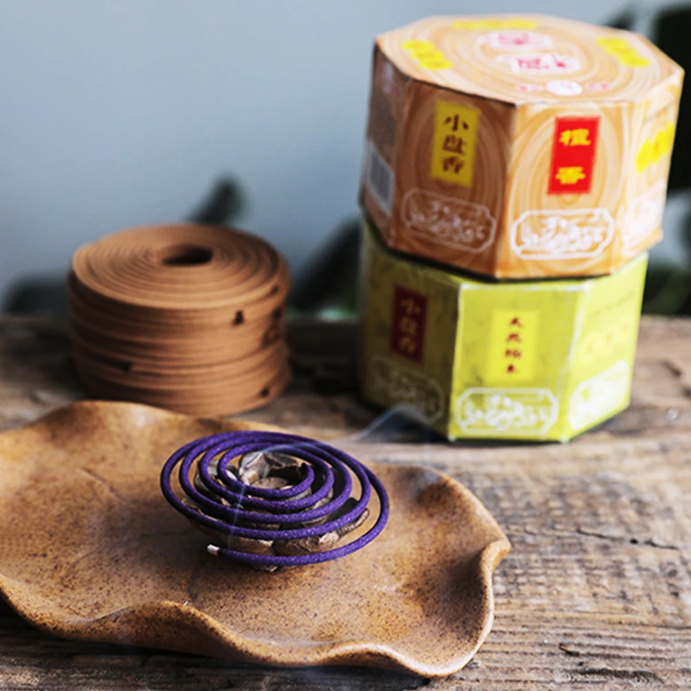 32Pcs/Box Home Outdoor Repellant Incense Mosquito Dispeller Coils with Holder Incense burners Air Freshener Aromatherapy