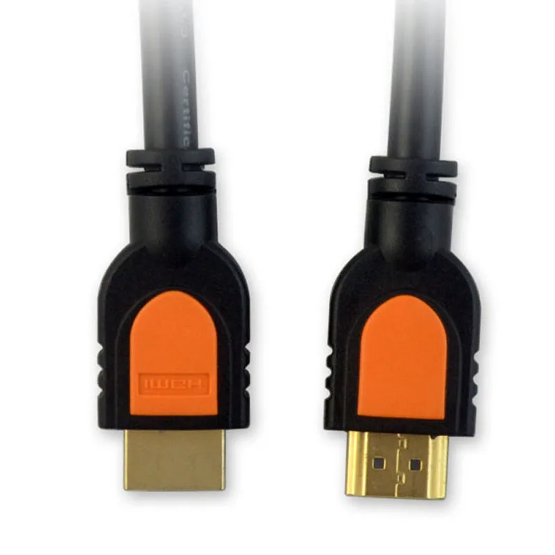 Желтый кабель Kinfe HDMI Папа папа 30 см 4k короткий 4K 1080P 3D для PS3 проектор HD