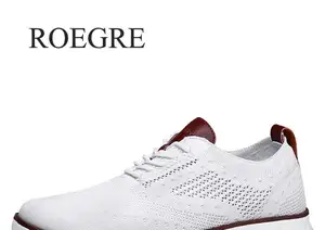 Мужские сетчатые кроссовки, Повседневная вязаная обувь, яркие легкие, мягкие дышащие, плоская подошва, 39-48