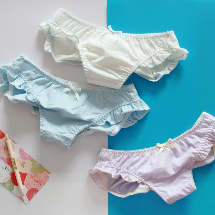Трусы женские хлопковые с низкой талией дышащие однотонные | Женская одежда