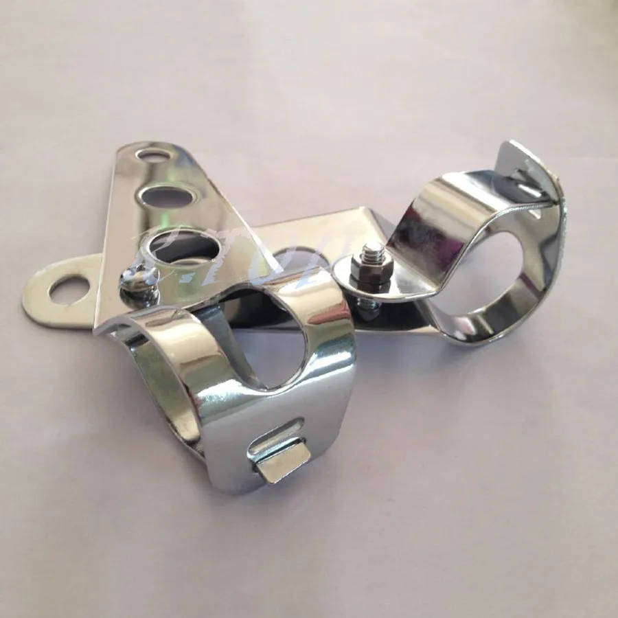 Универсальный хромированный Кронштейн для передней фары мотоцикла в уличном